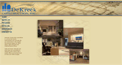 Desktop Screenshot of dekreekconstruction.com